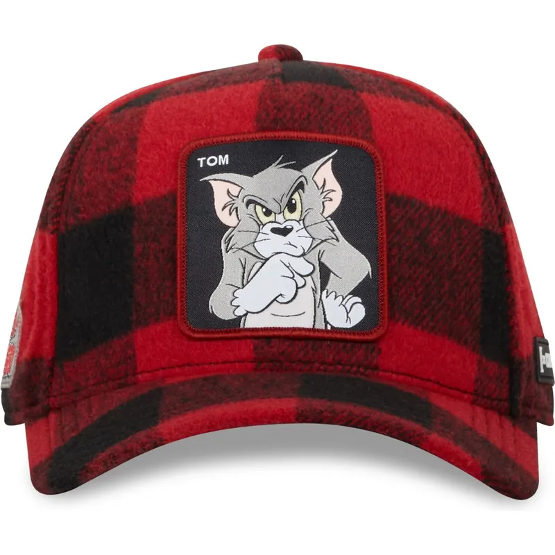 petten-gebogen-rood-snapback-taj5-tj6-tom-looney-tunes-van-capslab