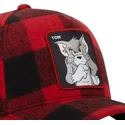 petten-gebogen-rood-snapback-taj5-tj6-tom-looney-tunes-van-capslab