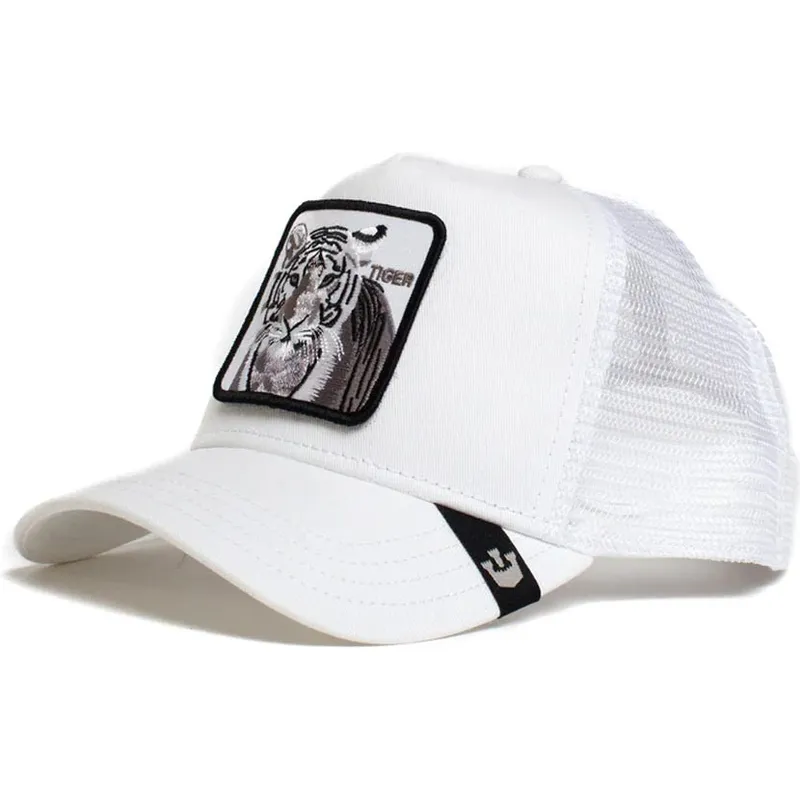 petten-gebogen-wit-snapback-silver-tiger-the-farm-van-goorin-bros