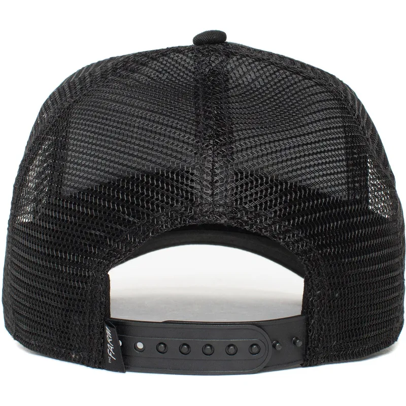 petten-gebogen-zwart-snapback-the-goat-the-farm-van-goorin-bros