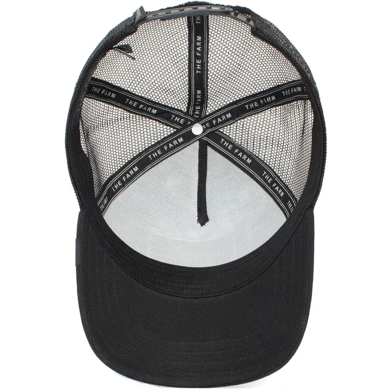 petten-gebogen-zwart-snapback-the-goat-the-farm-van-goorin-bros