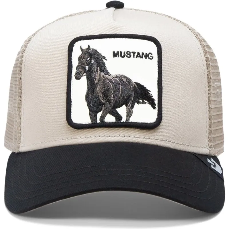 petten-gebogen-beige-snapback-the-mustang-the-farm-van-goorin-bros petten-gebogen-beige-snapback-the-mustang-the-farm-van-goorin-bros