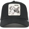 petten-gebogen-zwart-snapback-the-bestie-dog-the-farm-van-goorin-bros