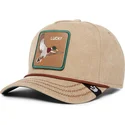 petten-gebogen-beige-snapback-lucky-duck-canvas-the-farm-van-goorin-bros