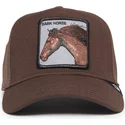 petten-gebogen-bruin-snapback-dark-horse-field-100-all-season-wool-the-farm-van-goorin-bros