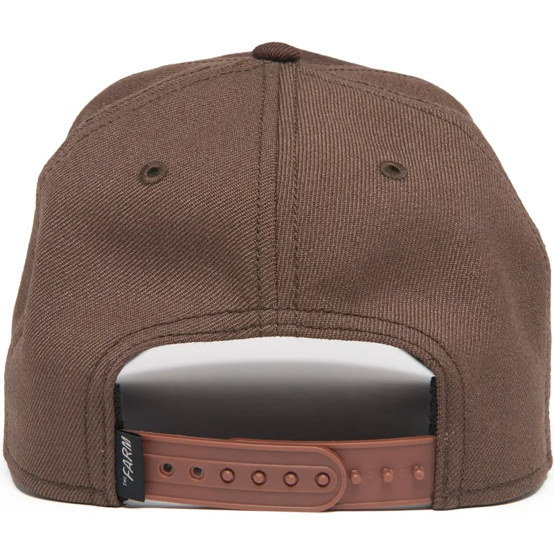 petten-gebogen-bruin-snapback-dark-horse-field-100-all-season-wool-the-farm-van-goorin-bros