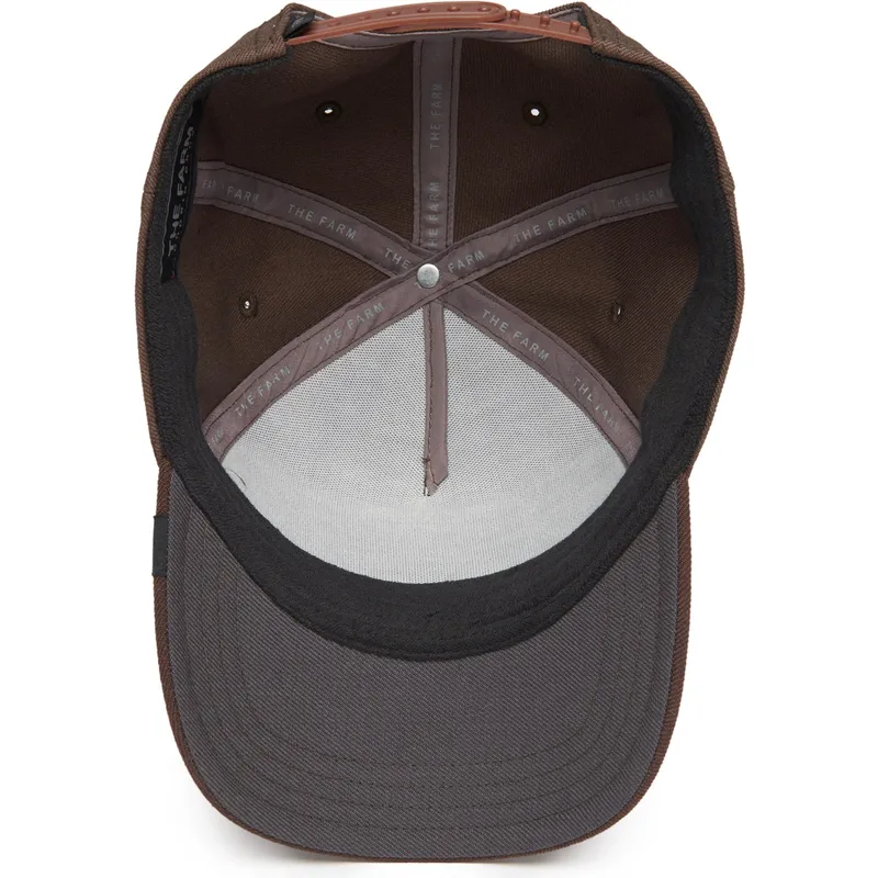 petten-gebogen-bruin-snapback-dark-horse-field-100-all-season-wool-the-farm-van-goorin-bros