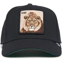petten-gebogen-zwart-snapback-king-field-100-all-season-wool-the-farm-van-goorin-bros