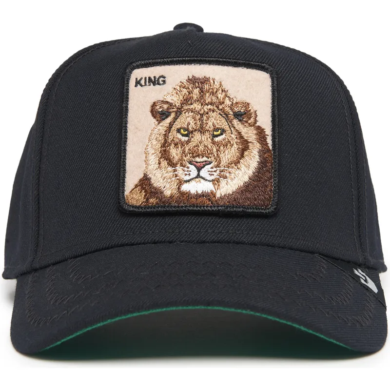 petten-gebogen-zwart-snapback-king-field-100-all-season-wool-the-farm-van-goorin-bros