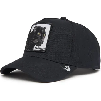 petten-gebogen-zwart-snapback-black-panther-field-100-all-season-wool-the-farm-van-goorin-bros