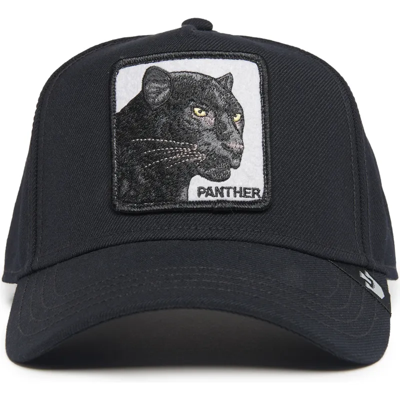 petten-gebogen-zwart-snapback-black-panther-field-100-all-season-wool-the-farm-van-goorin-bros