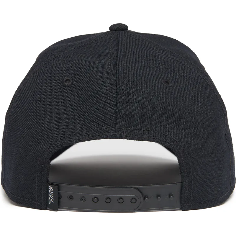 petten-gebogen-zwart-snapback-black-panther-field-100-all-season-wool-the-farm-van-goorin-bros
