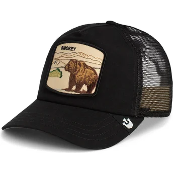 petten-gebogen-zwart-snapback-smokey-camp-crasher-park-range-the-farm-van-goorin-bros