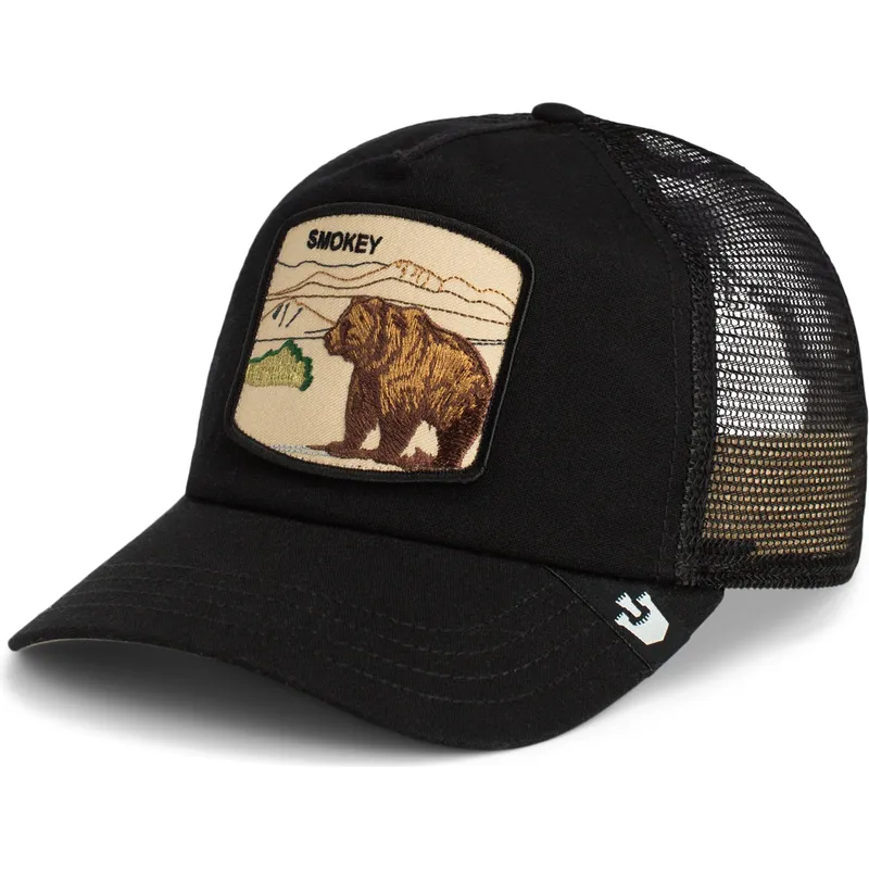 petten-gebogen-zwart-snapback-smokey-camp-crasher-park-range-the-farm-van-goorin-bros