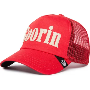 Petten gebogen rood snapback Soft Pack Insider Club The...