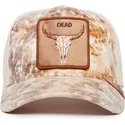 petten-gebogen-beige-snapback-dead-skull-dust-storm-the-farm-van-goorin-bros
