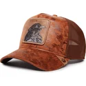 petten-gebogen-bruin-snapback-danger-crow-the-farm-van-goorin-bros