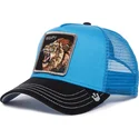 petten-gebogen-blauw-snapback-mighty-lion-fan-the-farm-van-goorin-bros