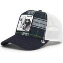 petten-gebogen-marineblauw-snapback-cash-moon-cow-uk-plaid-the-farm-van-goorin-bros