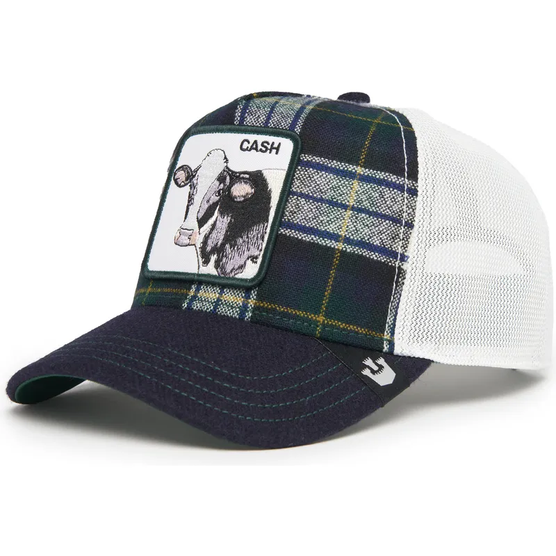 petten-gebogen-marineblauw-snapback-cash-moon-cow-uk-plaid-the-farm-van-goorin-bros petten-gebogen-marineblauw-snapback-cash-moon-cow-uk-plaid-the-farm-van-goorin-bros