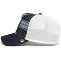 petten-gebogen-marineblauw-snapback-cash-moon-cow-uk-plaid-the-farm-van-goorin-bros