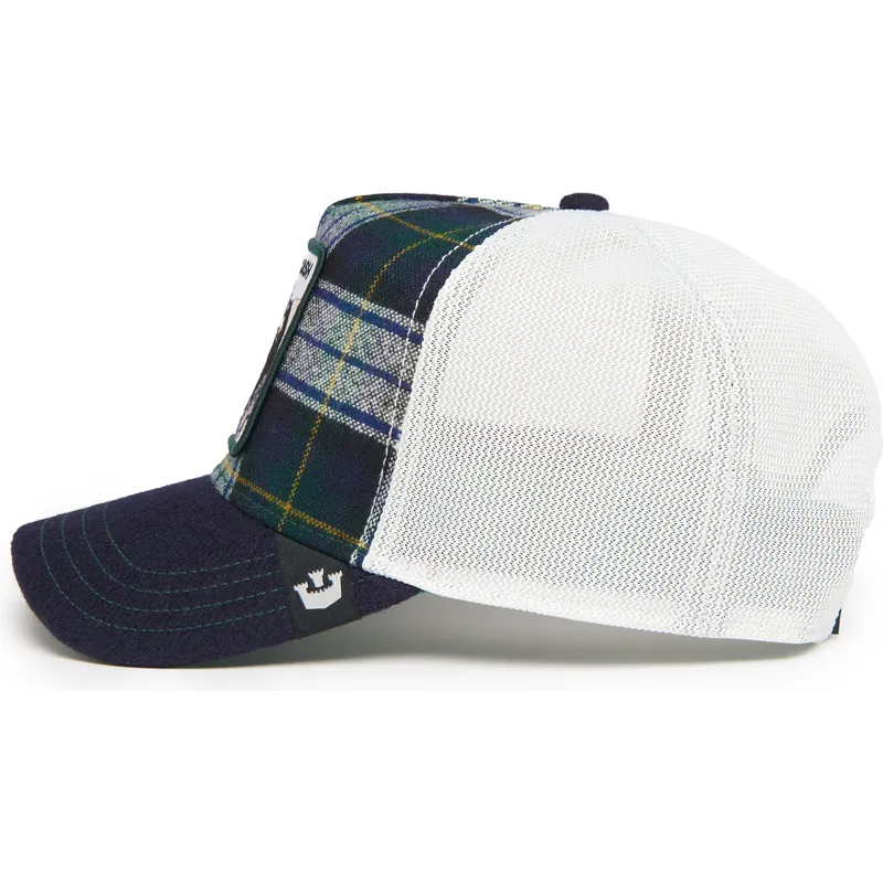 petten-gebogen-marineblauw-snapback-cash-moon-cow-uk-plaid-the-farm-van-goorin-bros petten-gebogen-marineblauw-snapback-cash-moon-cow-uk-plaid-the-farm-van-goorin-bros