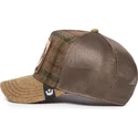 petten-gebogen-bruin-snapback-king-moon-lion-uk-plaid-the-farm-van-goorin-bros