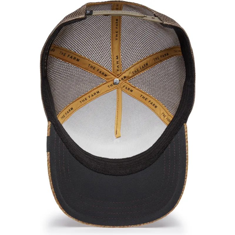 petten-gebogen-bruin-snapback-king-moon-lion-uk-plaid-the-farm-van-goorin-bros