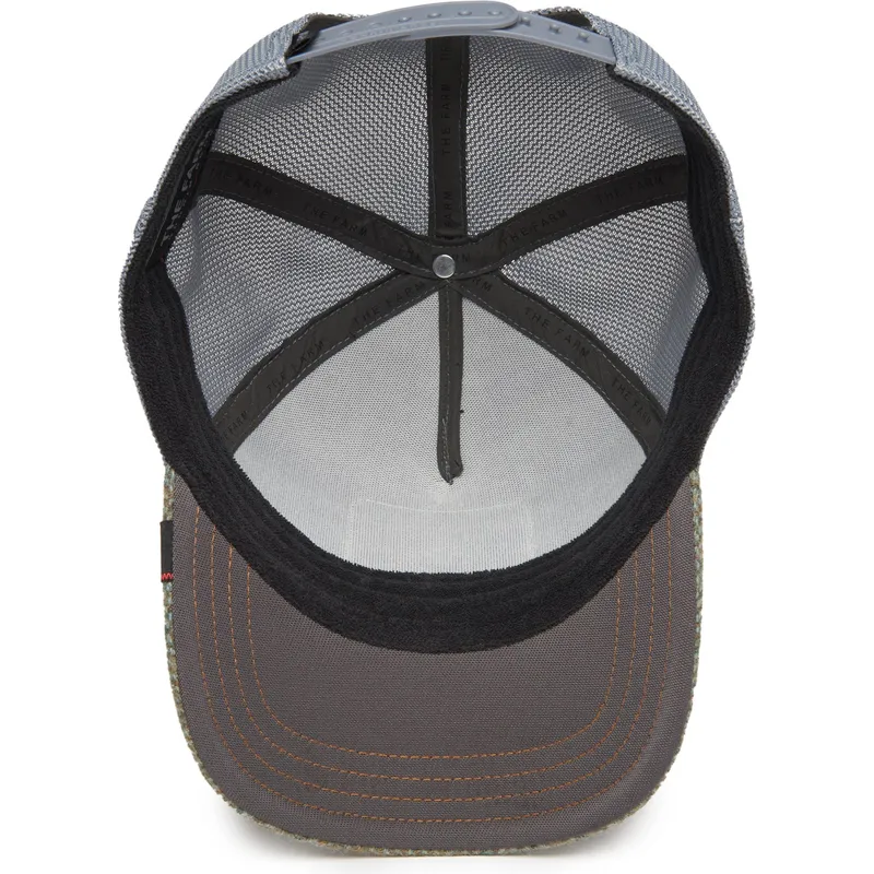 petten-gebogen-meerkleurig-snapback-wise-ass-moon-owl-uk-plaid-the-farm-van-goorin-bros