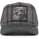 petten-gebogen-grijs-snapback-moon-panther-uk-plaid-the-farm-van-goorin-bros