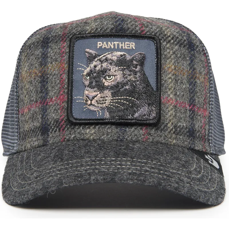 petten-gebogen-grijs-snapback-moon-panther-uk-plaid-the-farm-van-goorin-bros