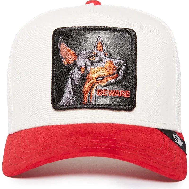 petten-gebogen-rood-snapback-beware-the-suede-doberman-the-farm-van-goorin-bros petten-gebogen-rood-snapback-beware-the-suede-doberman-the-farm-van-goorin-bros
