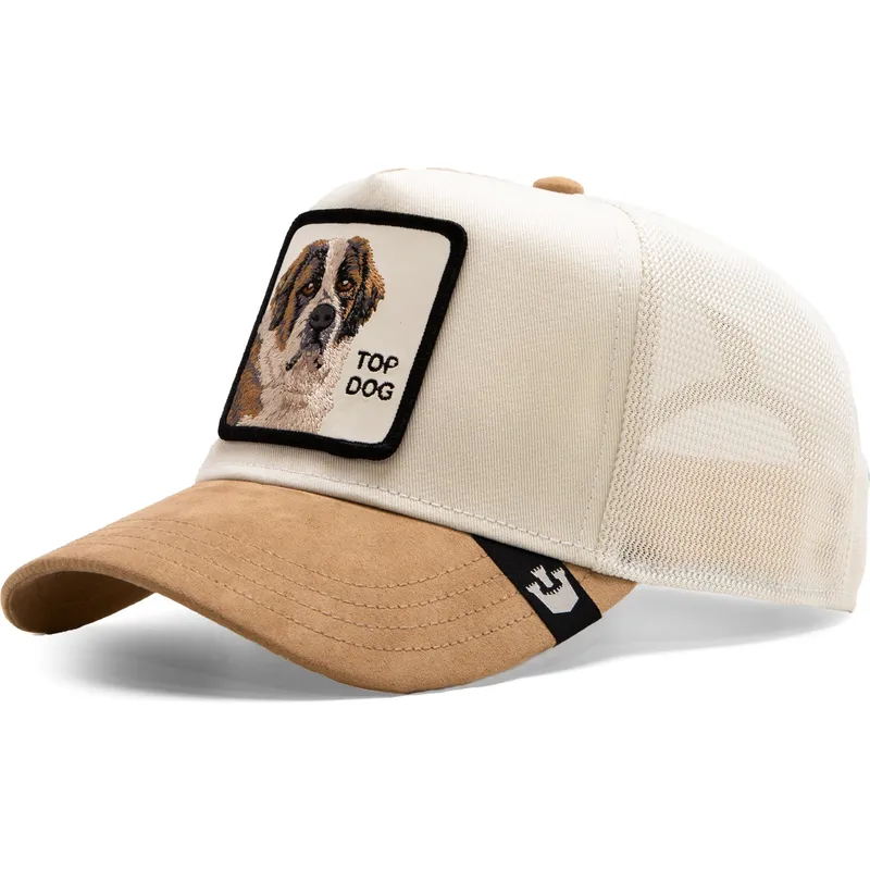 petten-gebogen-beige-snapback-top-dog-the-suede-st-bernard-the-farm-van-goorin-bros