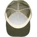 petten-gebogen-groen-snapback-hog-the-suede-pig-the-farm-van-goorin-bros