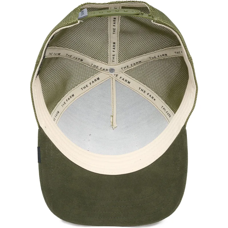 petten-gebogen-groen-snapback-hog-the-suede-pig-the-farm-van-goorin-bros