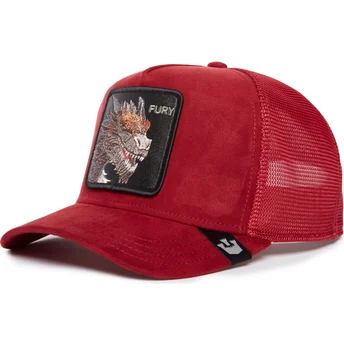 petten-gebogen-rood-snapback-fury-the-suede-the-farm-van-goorin-bros