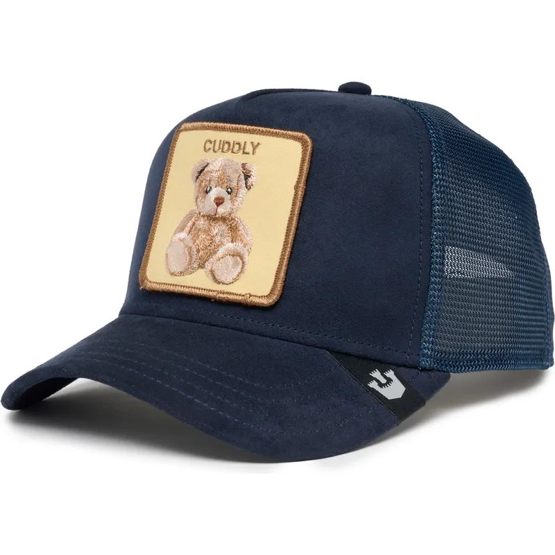 petten-gebogen-marineblauw-snapback-van-the-cuddly-bear-the-farm-van-goorin-bros