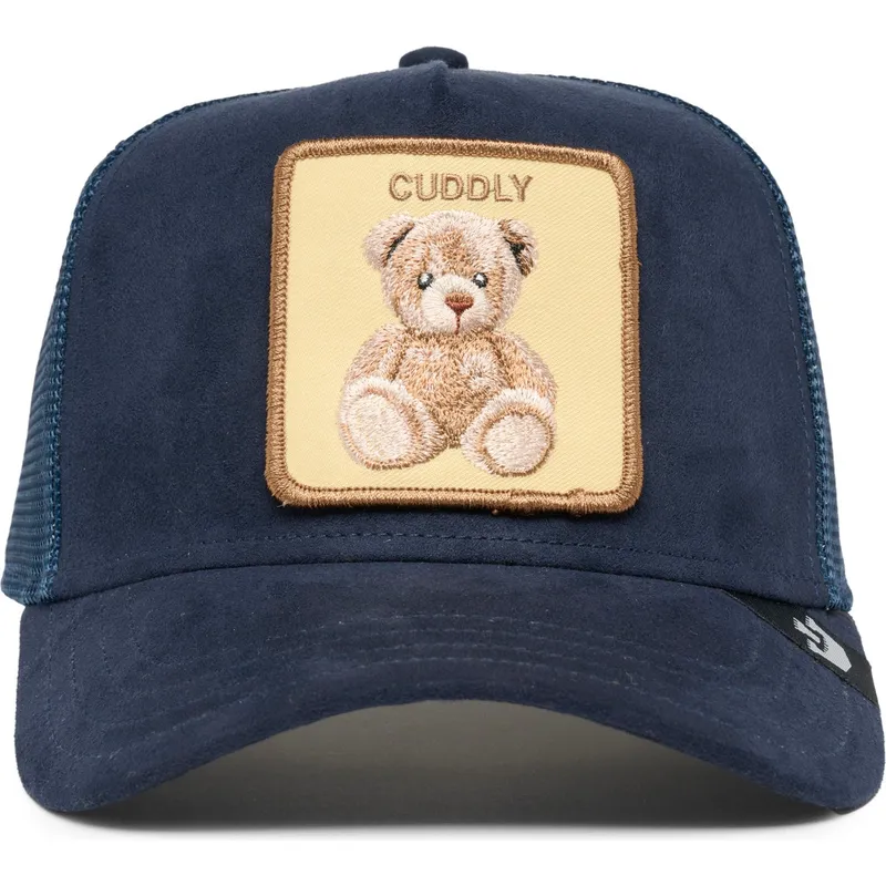 petten-gebogen-marineblauw-snapback-van-the-cuddly-bear-the-farm-van-goorin-bros
