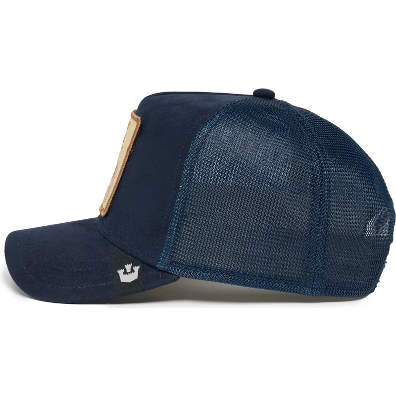 petten-gebogen-marineblauw-snapback-van-the-cuddly-bear-the-farm-van-goorin-bros