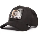 petten-gebogen-zwart-snapback-legend-the-suede-ram-blacked-out-the-farm-van-goorin-bros
