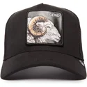 petten-gebogen-zwart-snapback-legend-the-suede-ram-blacked-out-the-farm-van-goorin-bros