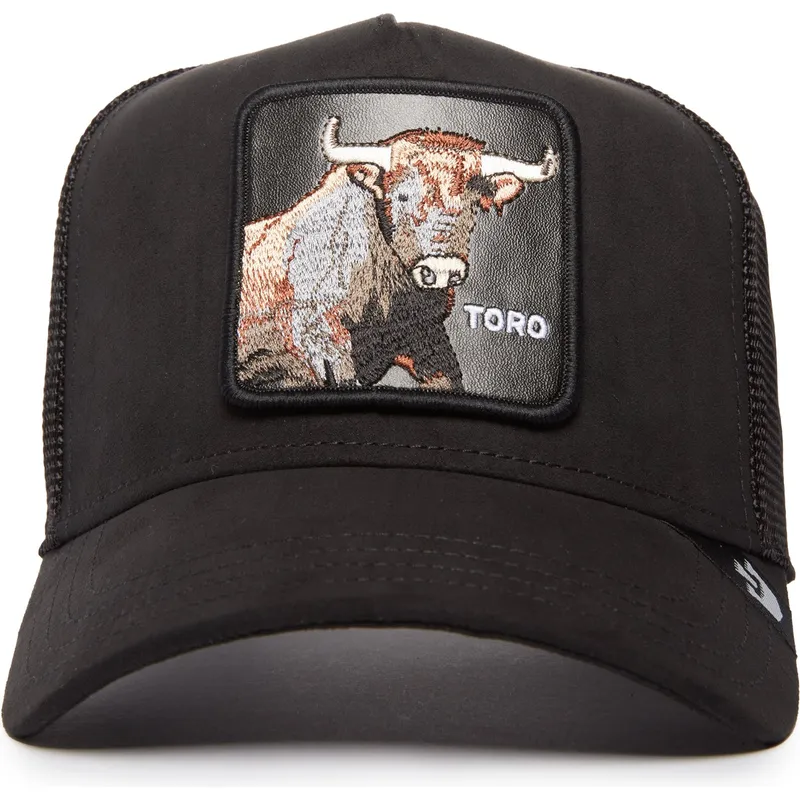 petten-gebogen-zwart-snapback-the-suede-bull-blacked-out-the-farm-van-goorin-bros