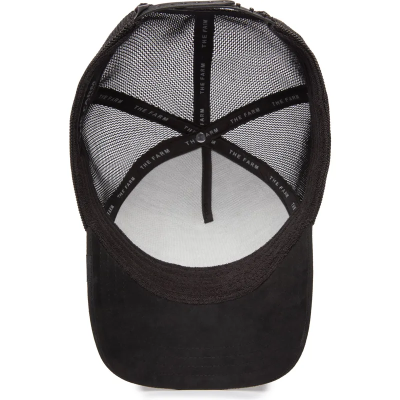 petten-gebogen-zwart-snapback-the-suede-bull-blacked-out-the-farm-van-goorin-bros