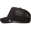 petten-gebogen-zwart-snapback-cock-the-suede-rooster-blacked-out-the-farm-van-goorin-bros