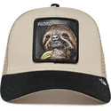 petten-gebogen-beige-snapback-the-faded-sloth-eco-brutalism-the-farm-van-goorin-bros