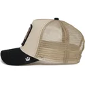 petten-gebogen-beige-snapback-the-faded-sloth-eco-brutalism-the-farm-van-goorin-bros