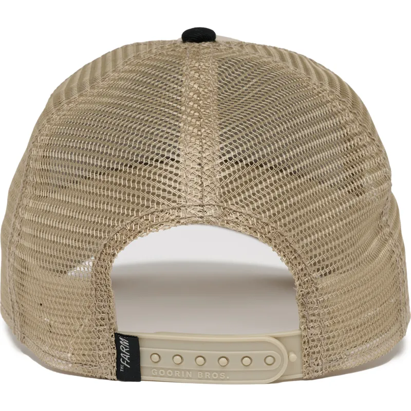 petten-gebogen-beige-snapback-the-faded-sloth-eco-brutalism-the-farm-van-goorin-bros