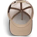 petten-gebogen-beige-snapback-the-vicious-snake-eco-brutalism-the-farm-van-goorin-bros