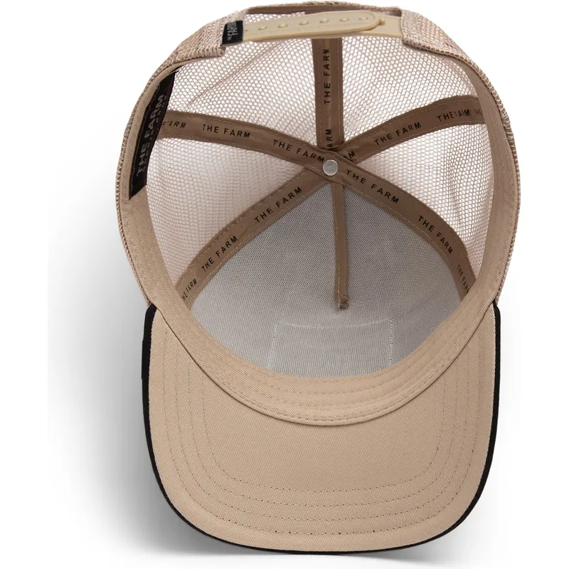 petten-gebogen-beige-snapback-the-vicious-snake-eco-brutalism-the-farm-van-goorin-bros