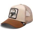 petten-gebogen-bruin-snapback-the-deadliest-scorpion-eco-brutalism-the-farm-van-goorin-bros